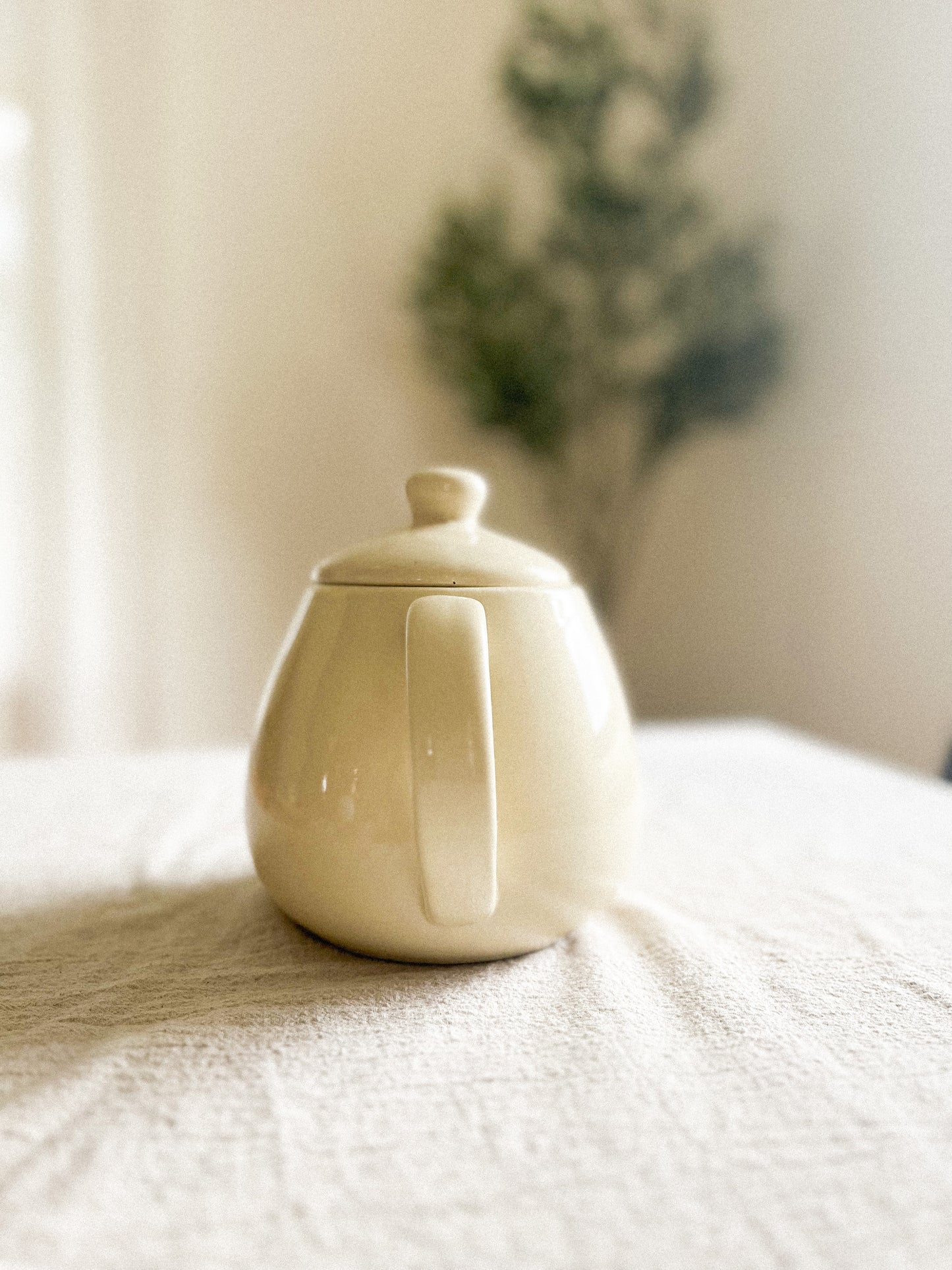 Ceramic Teapot in Cream
