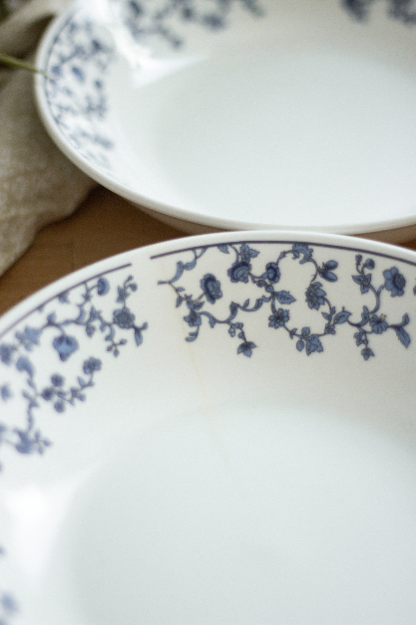 Blue Floral Bowls 3pc