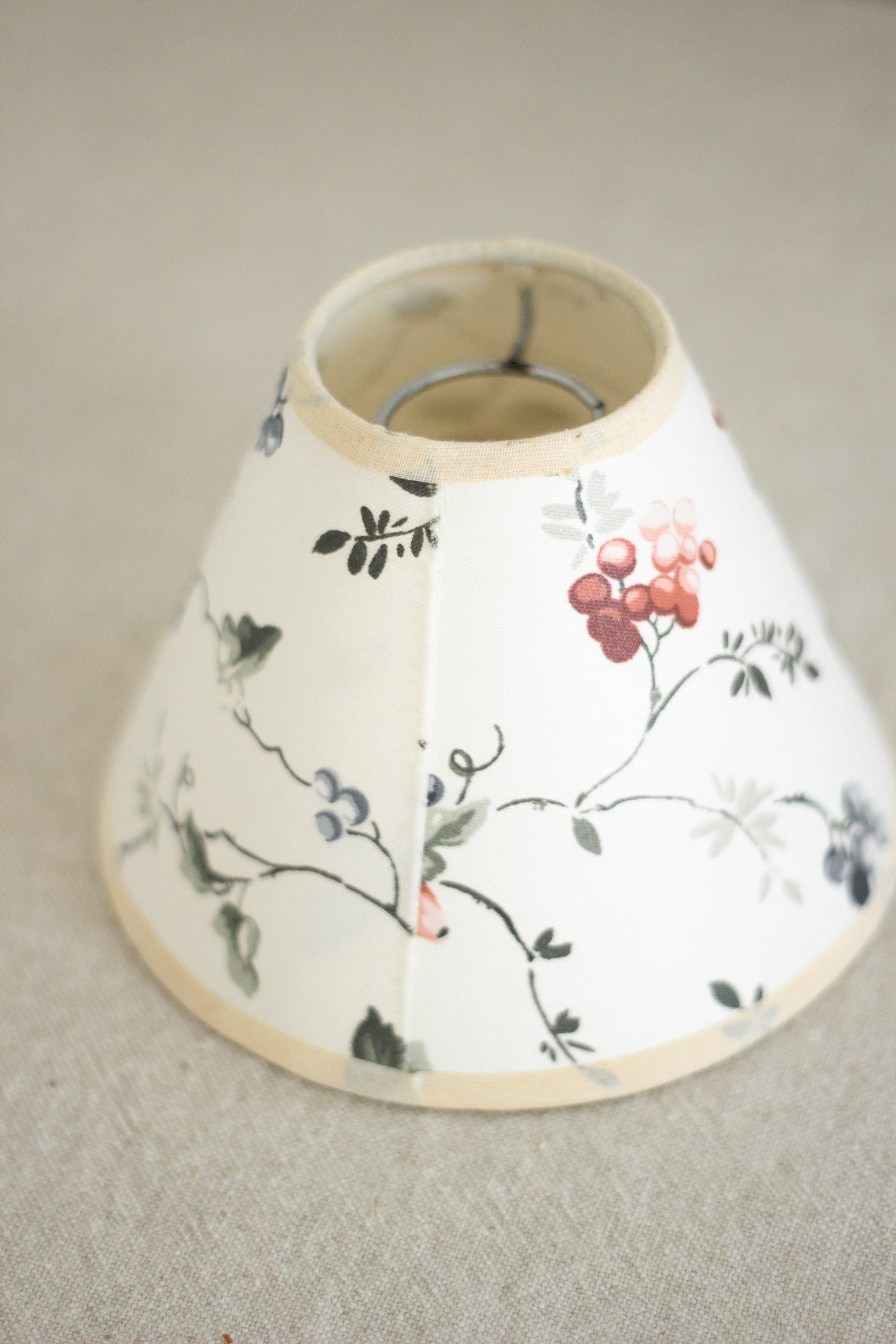 Miniature Floral Fabric Lamp Shade | Children's Decor