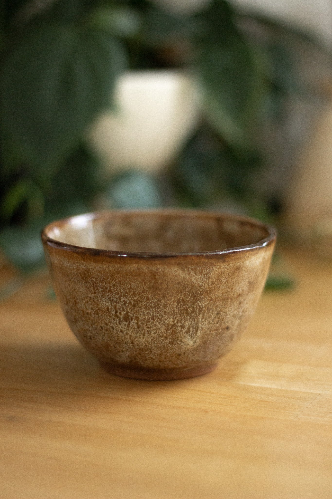 Hand-Thrown Pottery Dish