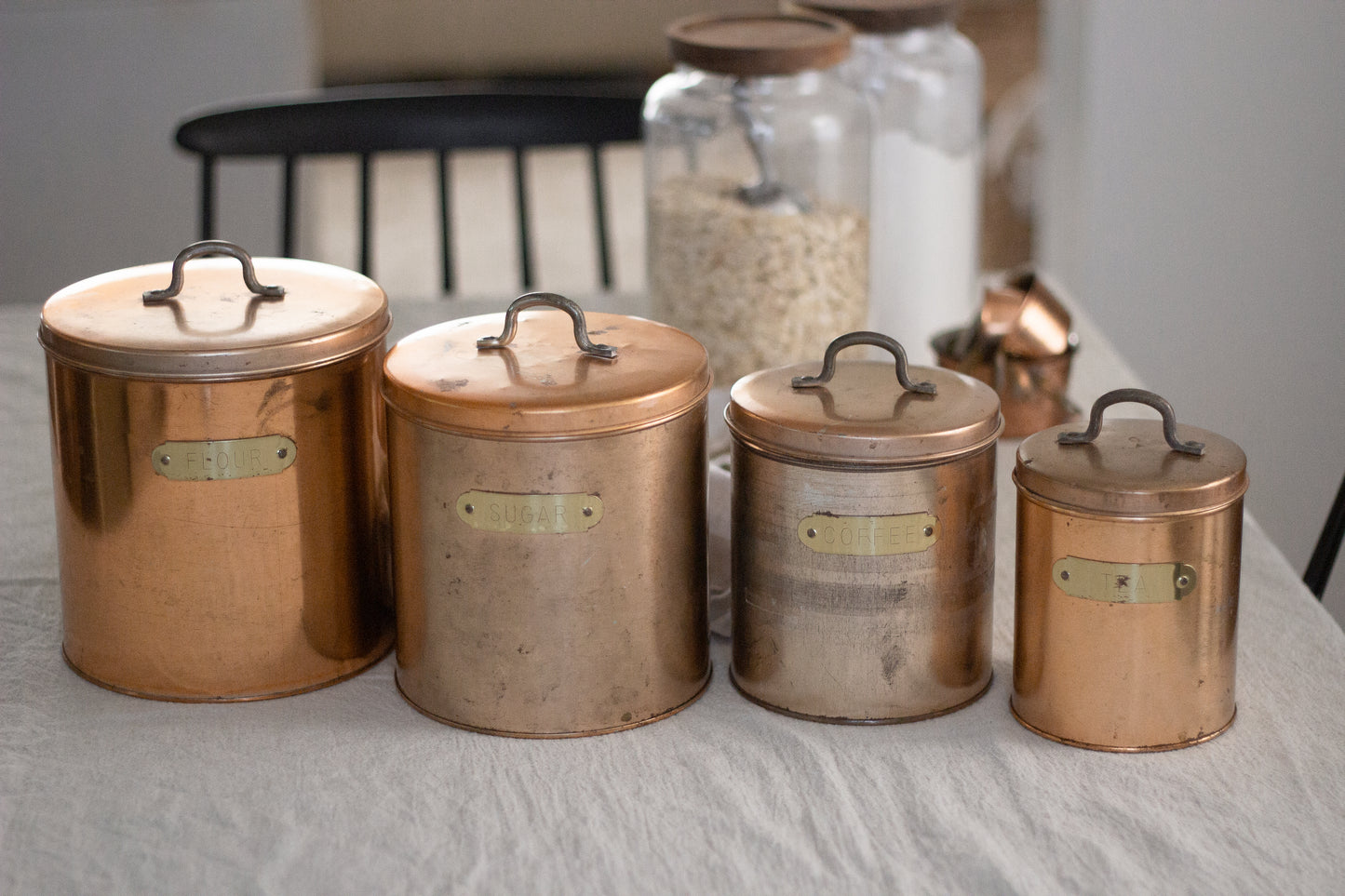 Antique Copper Storage-ware