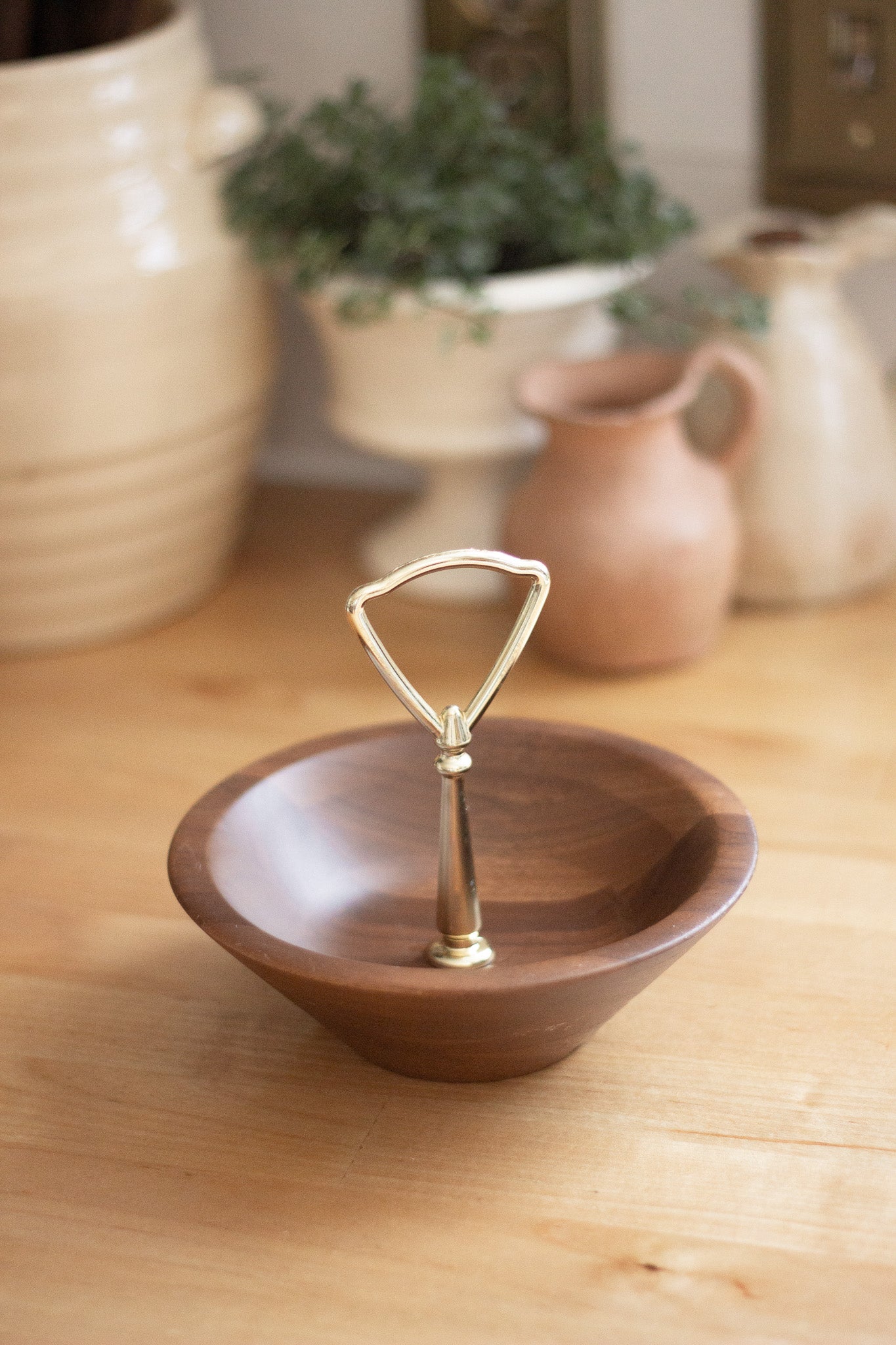 Wooden Serving Dish with Handle