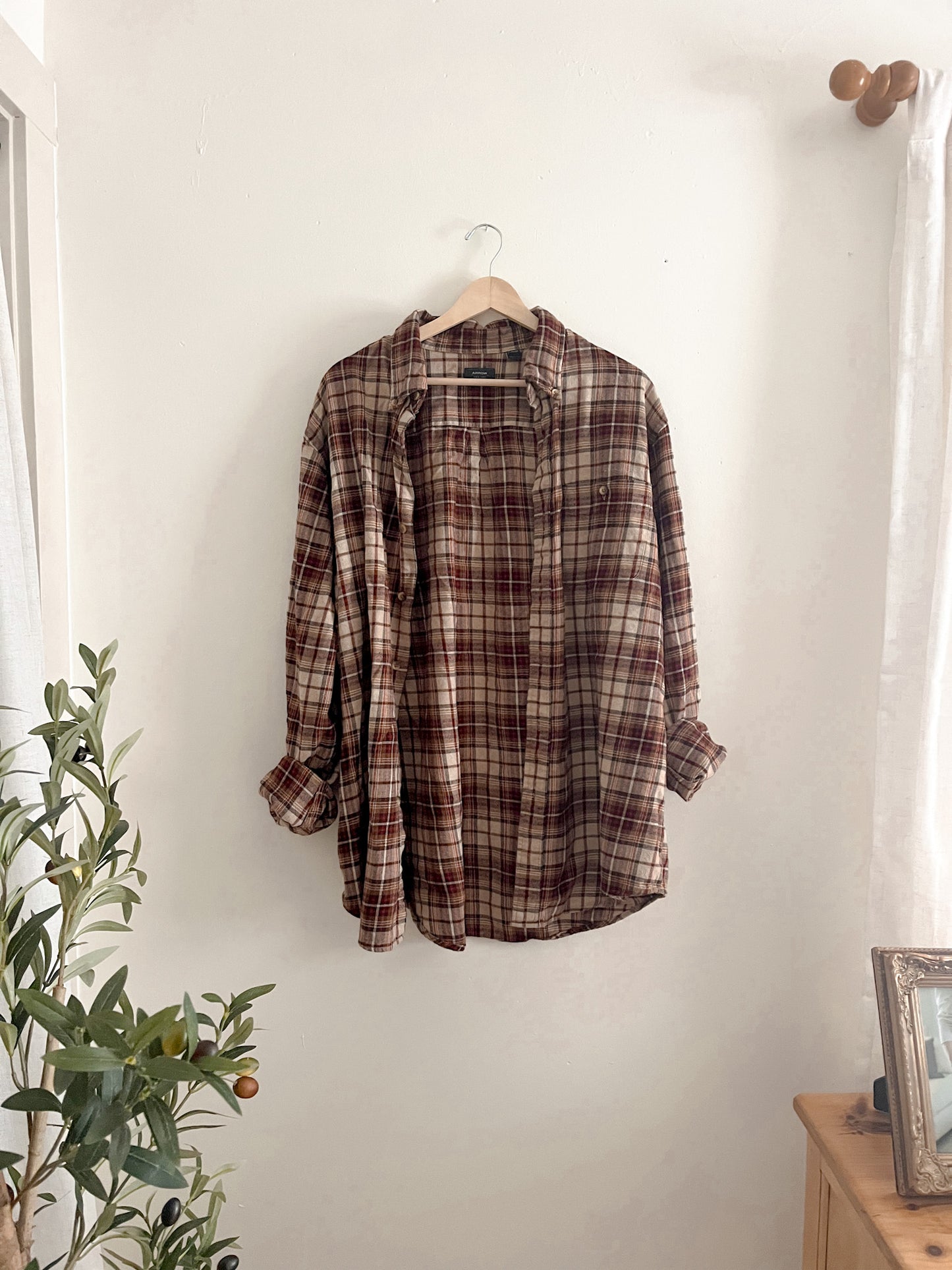 Fall Flannel Button Down (XL) Men's