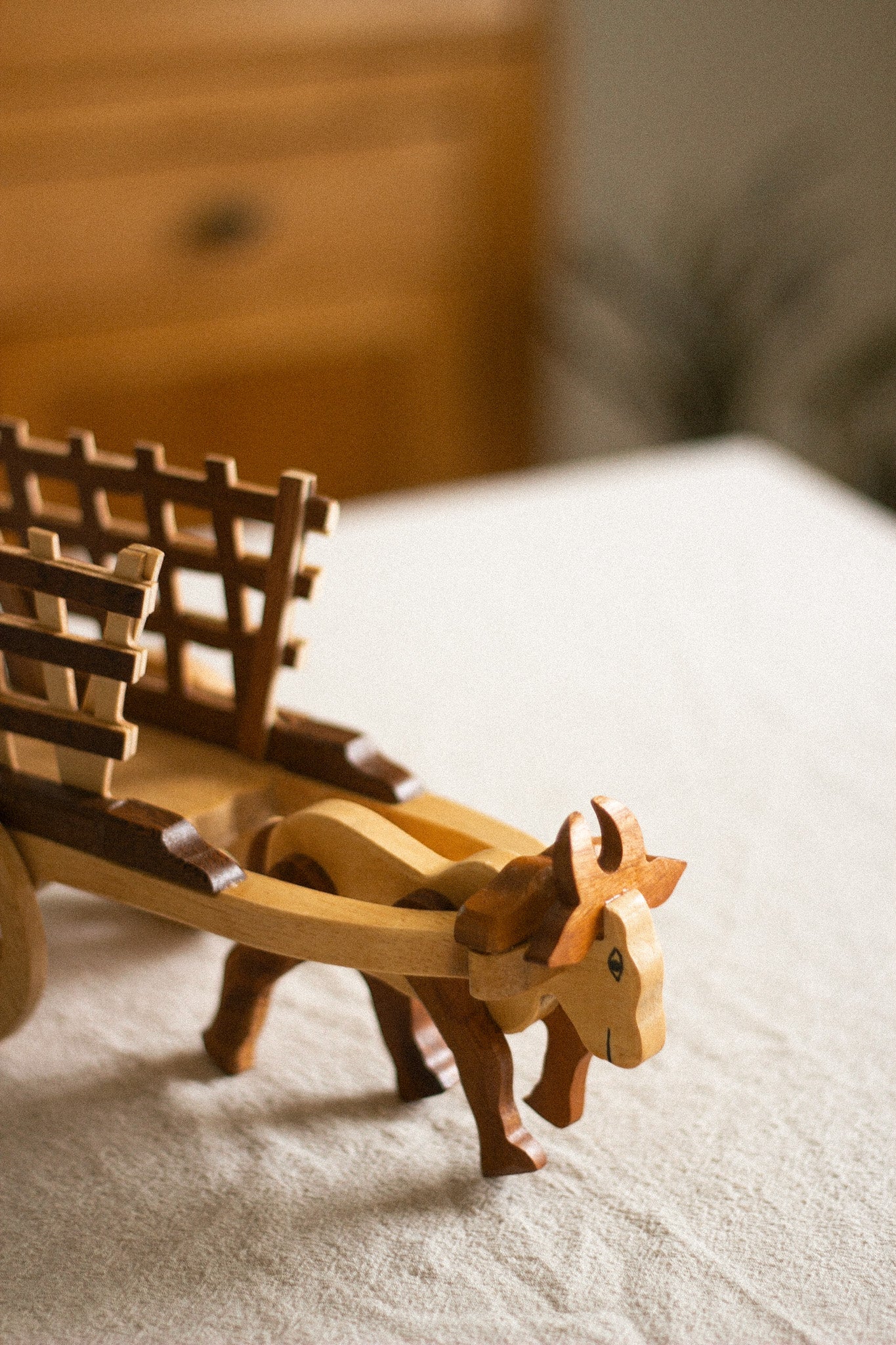 Children’s Wooden Ox Cart