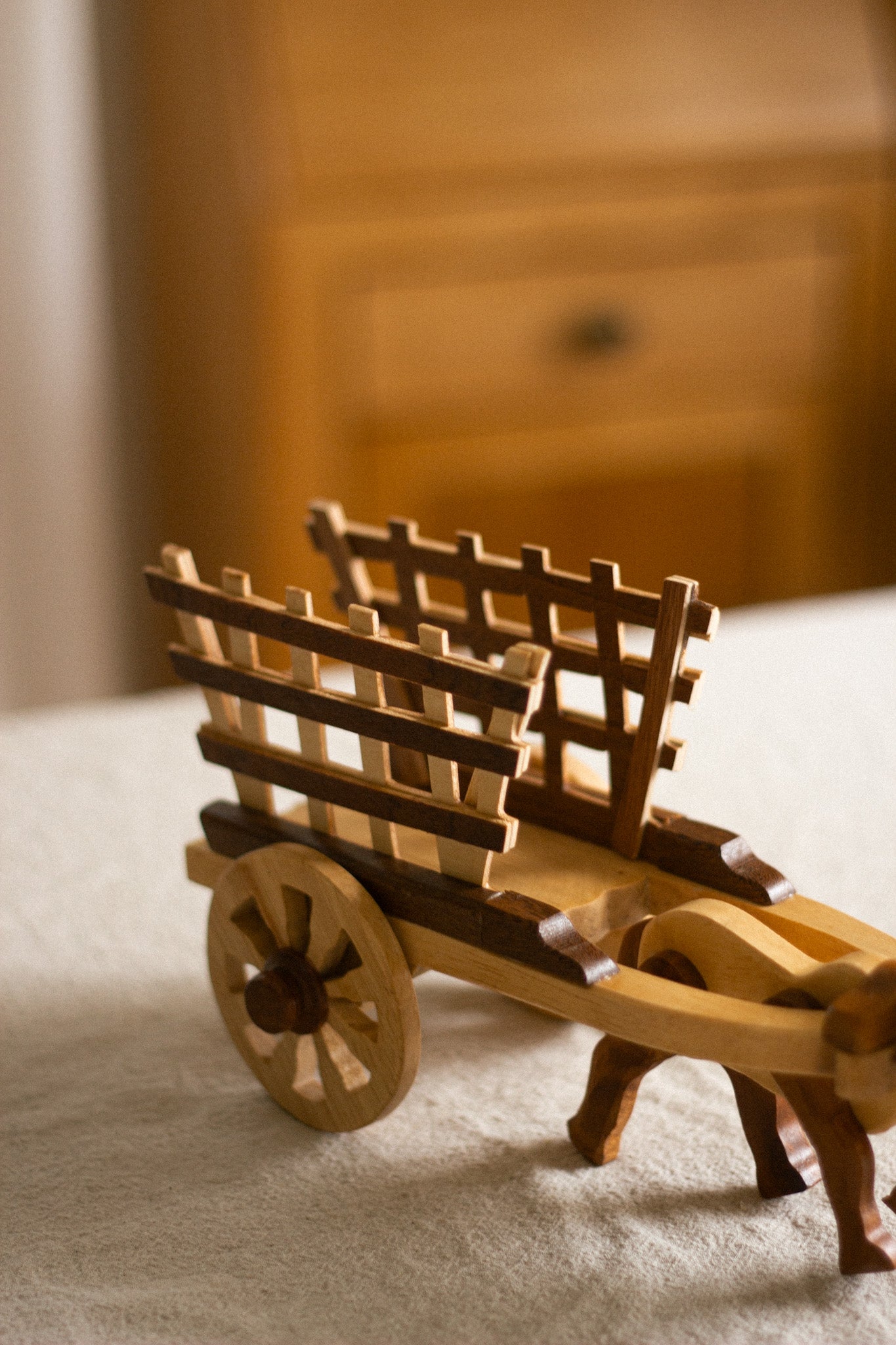 Children’s Wooden Ox Cart