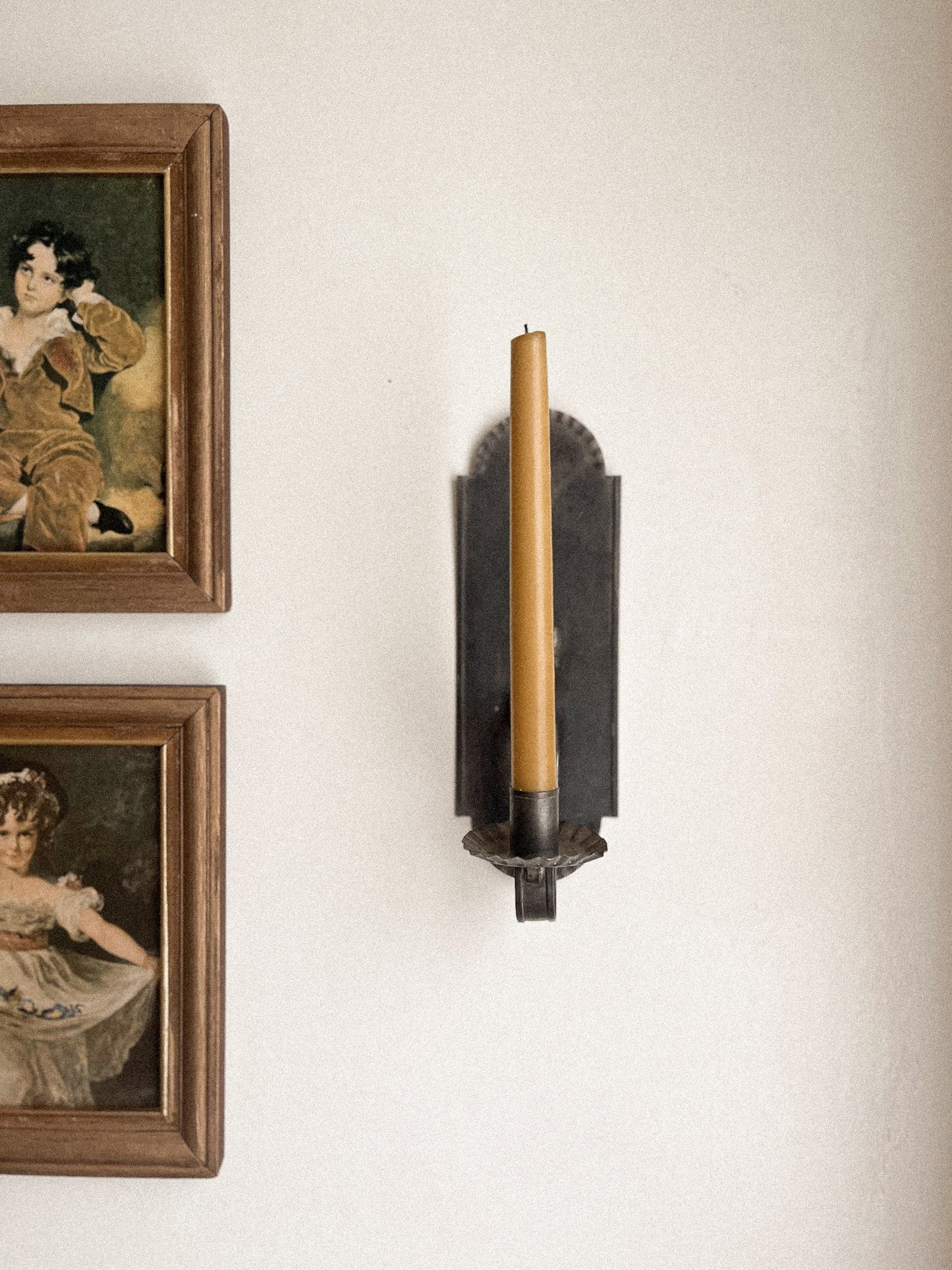 Black Tin Candle Sconce